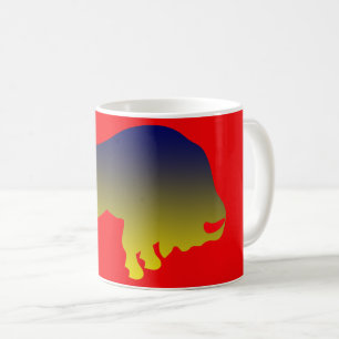 Bull White Coffee Tasse
