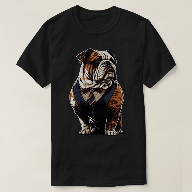 Bulldog 1 T-Shirt (Design vorne)