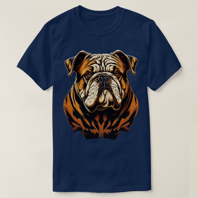 Bulldog 5 T-Shirt (Design vorne)