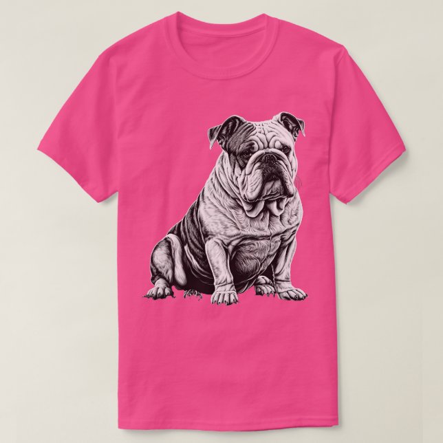 Bulldog 8 T-Shirt (Design vorne)