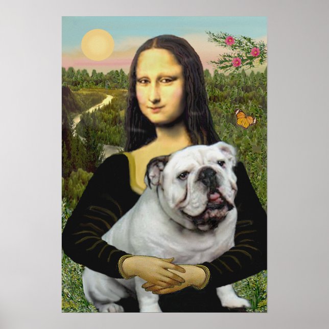 Bulldog 9 - Mona Lisa Poster (Vorne)