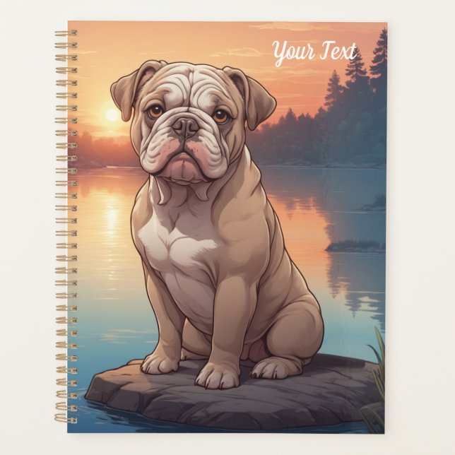 Bulldog am See Planer (Vorderseite)