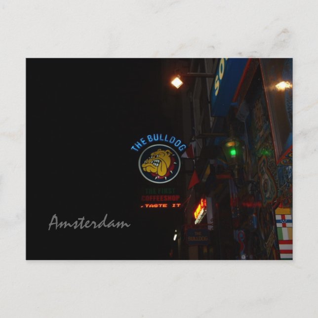 Bulldog, Amsterdam Postkarte (Vorderseite)