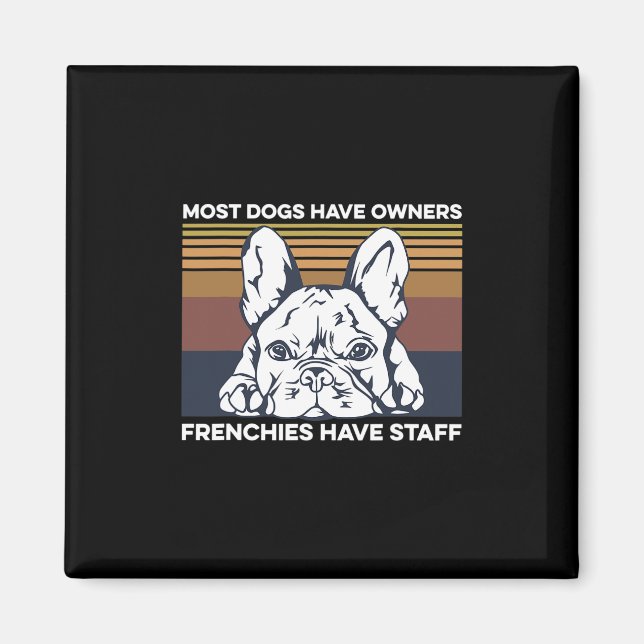 Bulldog-Angebot für einen französischen Eigentümer Magnet (Vorne)