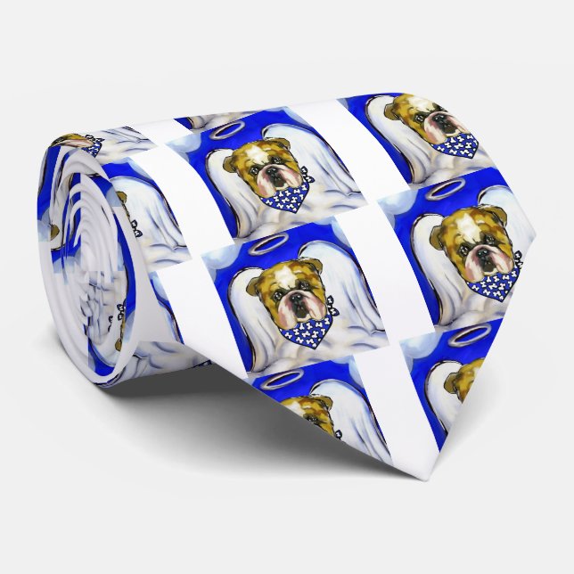 Bulldog Angel Krawatte (Gerollt)