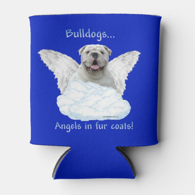 Bulldog Angel Poster Dosenkühler (Vorderseite)