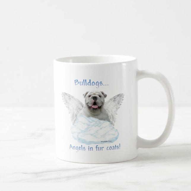 Bulldog Angel Tasse (Rechts)