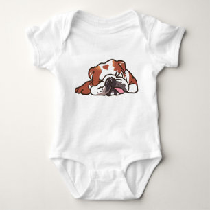 Bulldog Baby Strampler