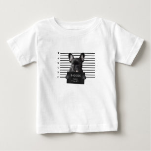 Bulldog Bad Dog Gefängnis Frenchie Dog Mama Lover Baby T-shirt