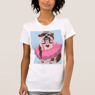Bulldog-Ballerina T-Shirt