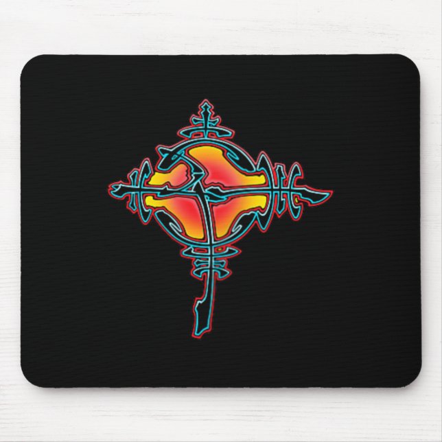 Bulldog Bda Sabertooth Old School Skateboarding Fo Mousepad (Vorne)