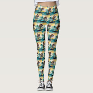 Bulldog Beach Surfgrafik Leggings