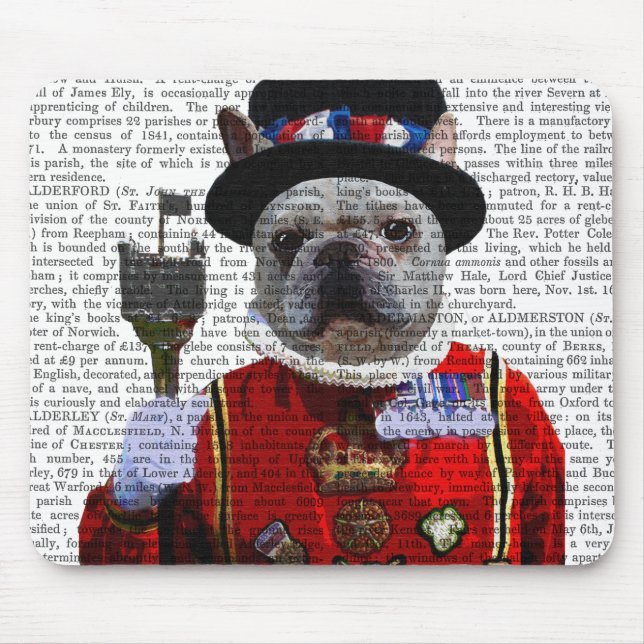 Bulldog Beefeater Mousepad (Vorne)
