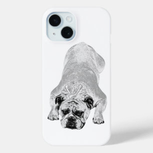 Bulldog Beruhigende Winterstimmung Case-Mate iPhone Hülle