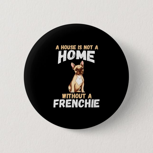 Bulldog-Besitzer Button (Vorderseite)