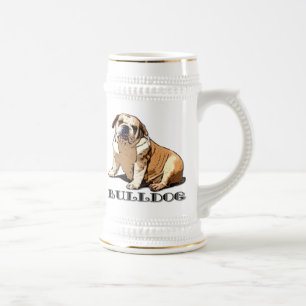 Bulldog-Bierstein Bierglas