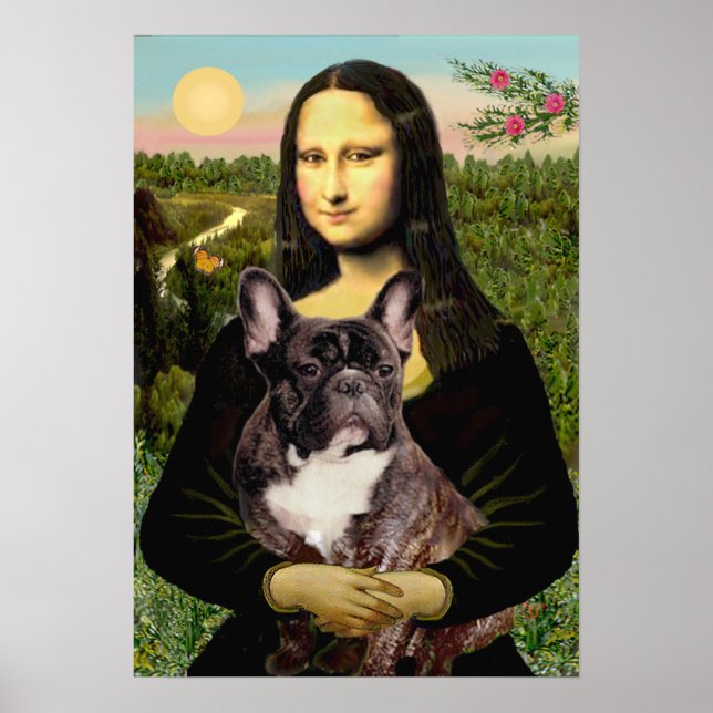 Bulldog (bindle) - Mona Lisa Poster (Vorne)