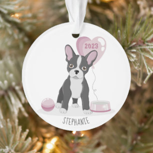 Bulldog Birthday Ornament