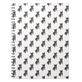 Bulldog (Black Brindle) Notizblock