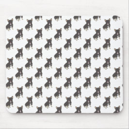 Bulldog (Black & Tan Tricolor) Mouse Pad Mousepad