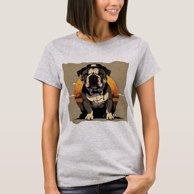 Bulldog Blues T-Shirt (Vorderseite)