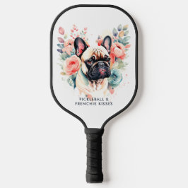 Bulldog-Blume Pickleball Frenchie Kisses Pickleball Schläger