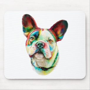 Bulldog Bright Bust Mousepad