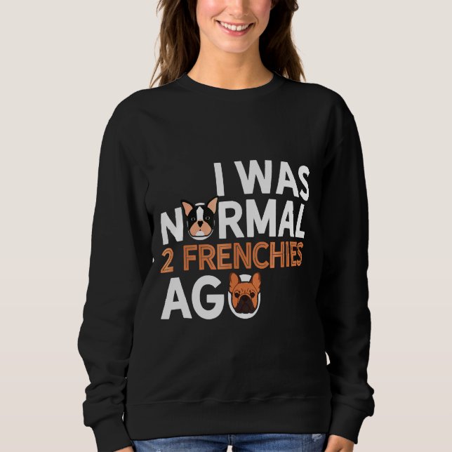 Bulldog-Bulldogge Sweatshirt (Vorderseite)