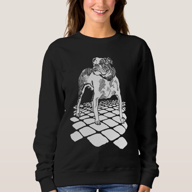 Bulldog by Moriz Jung 1912 Remastered  Artistic Bu Sweatshirt (Vorderseite)