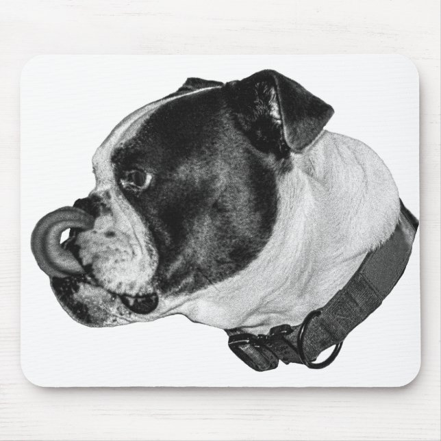 Bulldog Calm Desk Pad Mousepad (Vorne)