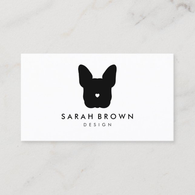 BullDog Canine Welpenstipendienwandler Visitenkarte (Vorderseite)