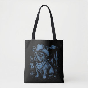 Bulldog Cowboy UFO Cowboy Dog