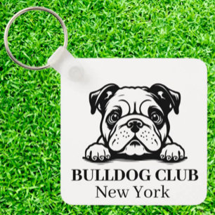 Bulldog Custom Club Thema Schlüsselanhänger