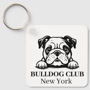 Bulldog Custom Club Thema Schlüsselanhänger