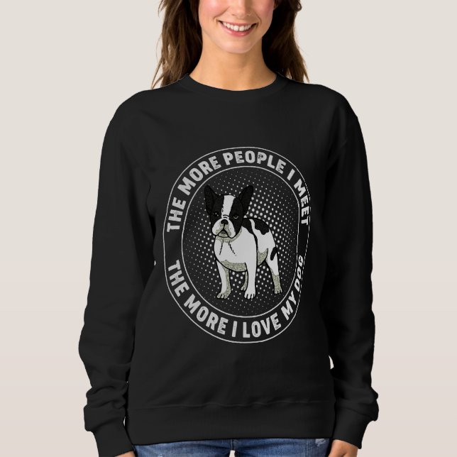 Bulldog-Damen Sweatshirt (Vorderseite)