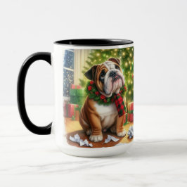 Bulldog, den ich Weihnachten Kaffee Tasse Cup erkl