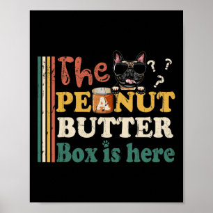 Bulldog, die Erdnuss-Butterbox ist hier Spaß Vinta Poster