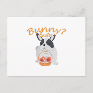 Bulldog Easter Funny für Boys Girls Liebe Hund Wel Feiertagspostkarte