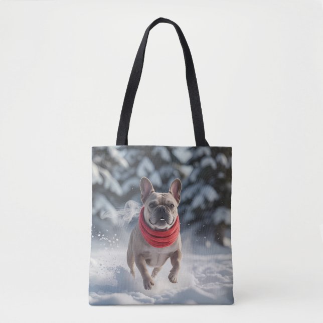 Bulldog Elegante Schultertasche (Vorderseite)