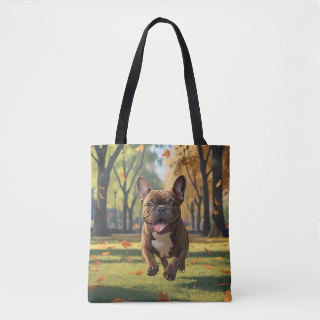 Bulldog Elegante Schultertasche (Vorderseite)