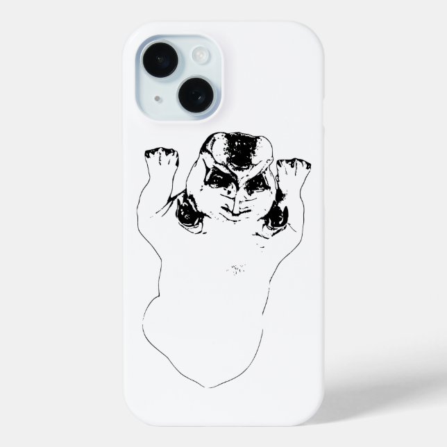 Bulldog Entspannter Feiertagsfall Case-Mate iPhone Hülle (Rückseite)