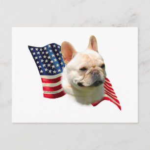 Bulldog-Fahne Postkarte