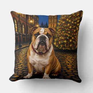 Bulldog-Feiertag Kissen