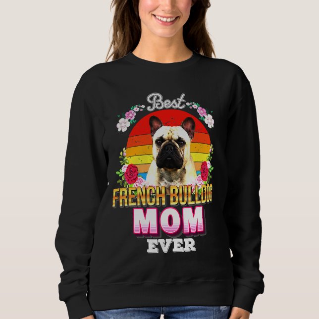 Bulldog Floral Sweatshirt (Vorderseite)
