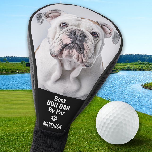Bulldog-Foto für Haustiere Personalisiert Golf Headcover (Von Creator hochgeladen)