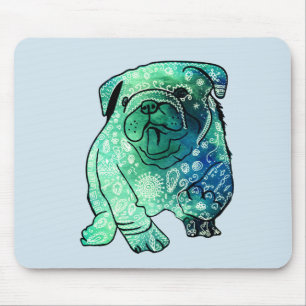 Bulldog-Französisch Buldog-Hund Mousepad