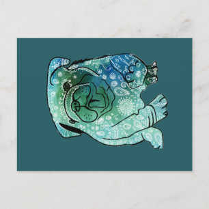 Bulldog French Buldog Postcard Postkarte