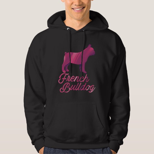 Bulldog Frenchie Bulldog Hoodie (Vorderseite)