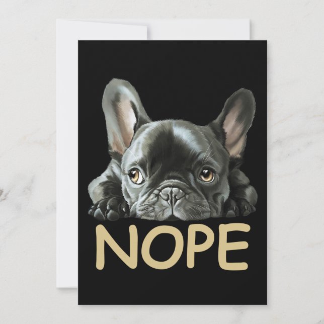 Bulldog | Frenchie Nope Gifts (Vorderseite)