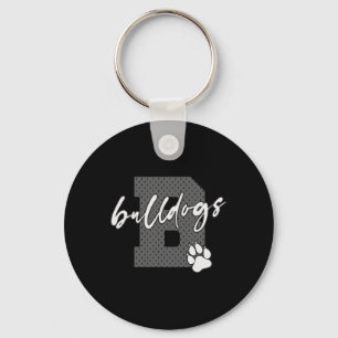 Bulldog-Fußball Baseball Basketball Fußball Bulldo Schlüsselanhänger